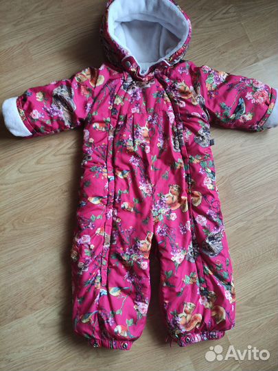 Комбинезон трансформер зимний 80-86р