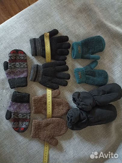 Варежки перчатки детские