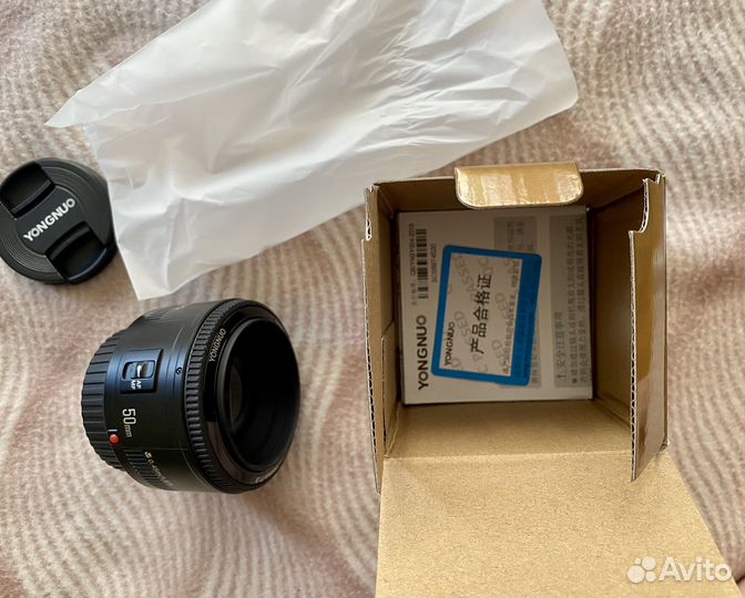 Новый Объектив yongnuo 50mm f1.8