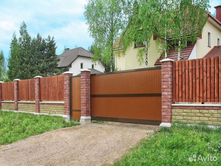 Ворота откатные и распашные под заказ гарантия