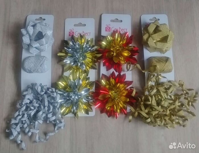 Украшения для подарков и помещения