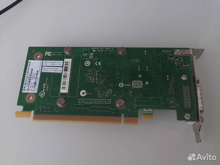 Видеокарта nVidia Quadro NVS 315 /P115 AGP