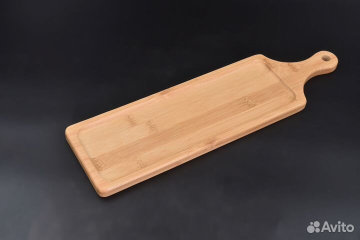 Блюдо с ручкой Катунь, прямоугольник, D-39.5 см К