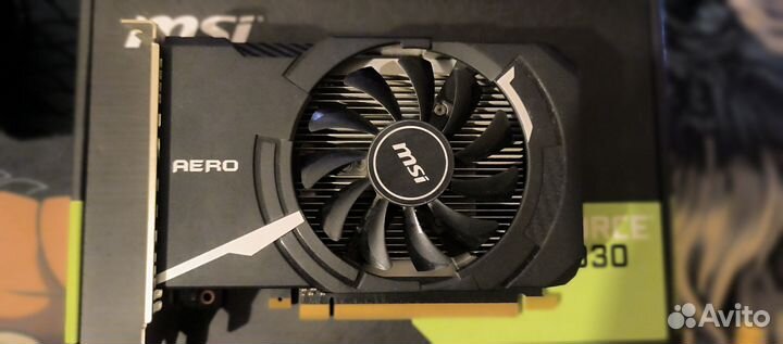 MSI GeForce GT 1030 aero ITX OC gddr5