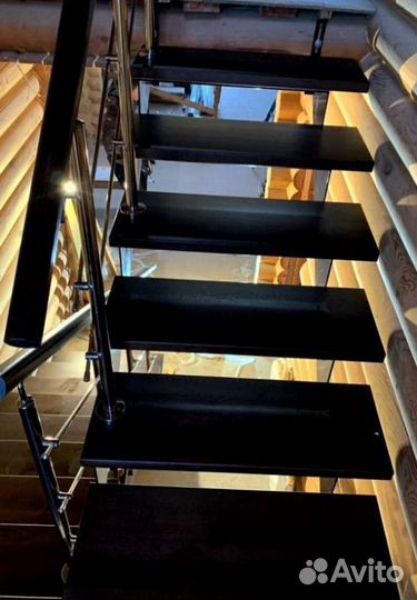 Перила кованные Установка