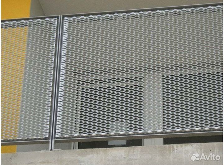 Сетка просечно-вытяжная оцинкованная