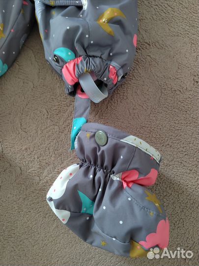 Комбинезон зимний Crockid 62-68 для девочки