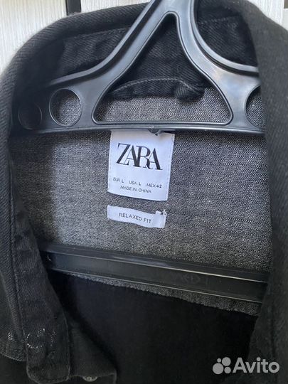 Рубашка джинсовая zara