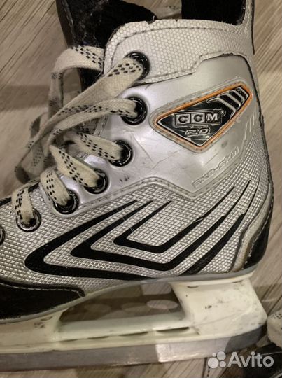 Коньки хоккейные 31 размер ссм