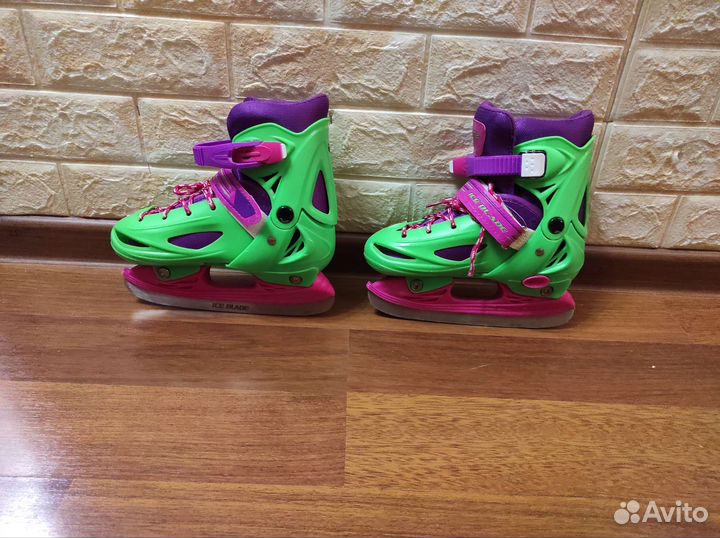 Коньки раздвижные размер 30-33