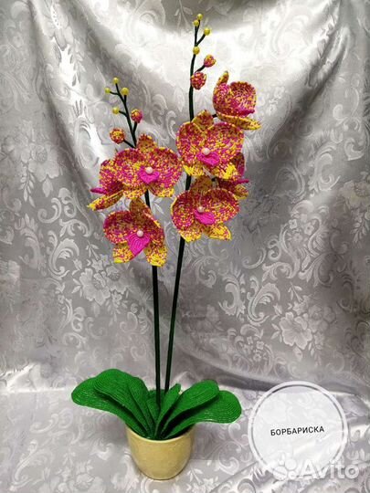 Орхидеи из бисера