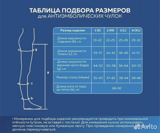 Компрессионные чулки 1 класс новые