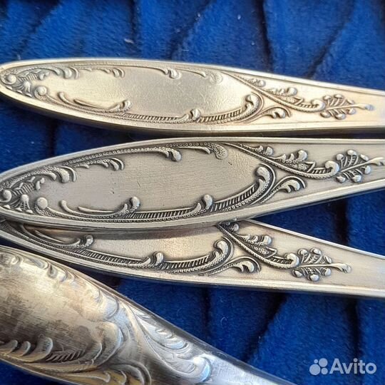 Нейзильбер +серебро. Столовые приборы СССР