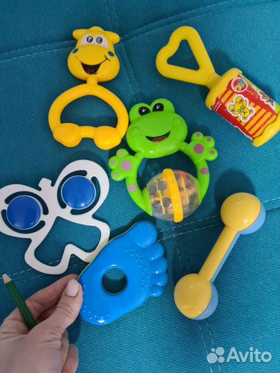 Игрушки погремушки пакетом