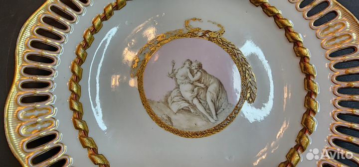 Тарелка Meissen Мейсен клеймо 1774 - 1815 годов