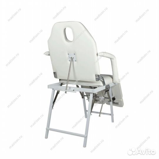 Педикюрное кресло мд-602, складное, цвет бежевый