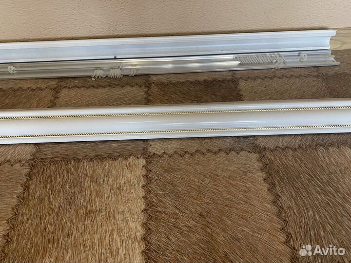Карнизы для штор двухрядный металлический