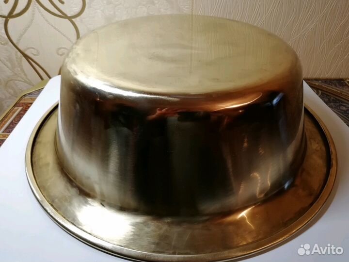 Таз медный, (ссср). клеймо