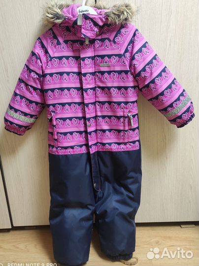 Зимний комбинезон kerry 104 (+6) с шапкой