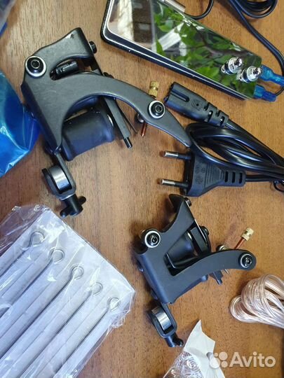 Новый набор для тату, 2 машинки