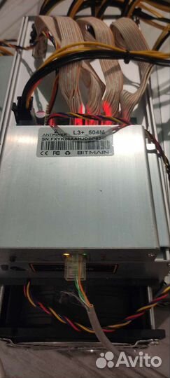 AntMiner L3+, 504MH/s