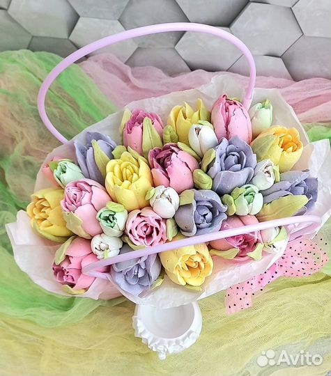 Зефирные цветы/букеты