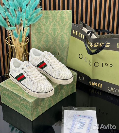 Кеды% женские Gucci