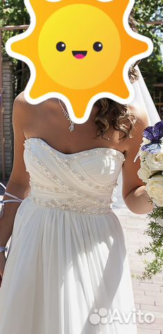 Свадебное платье размер 46