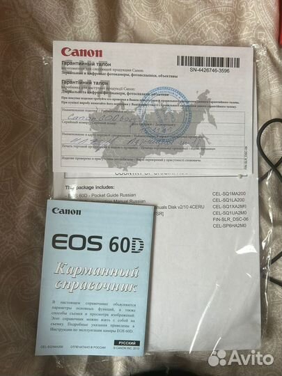 Фотоаппарат Canon еos 60D и комплектующие
