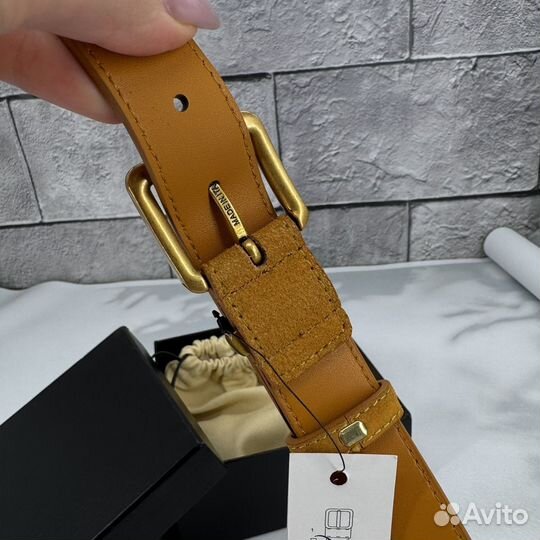 Ремень Miu Miu замшевый