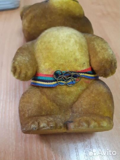 Олимпийский мишка редкий флок СССР