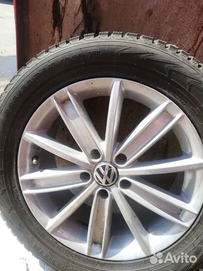 Колеса с дисками r17 на Volkswagen Tiguan