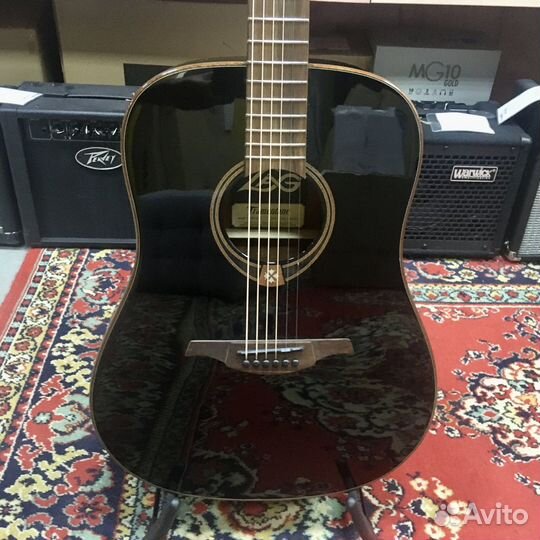 Акустическая Гитара Lag + Аксессуары
