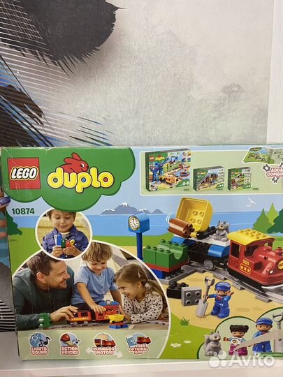 Конструктор lego duplo Town Поезд на паровой тяге