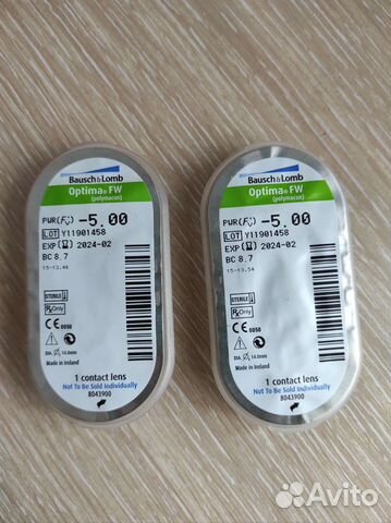 Линзы контактные Optima FW