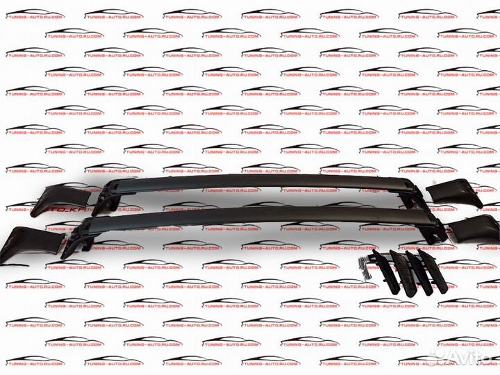 Рейлинги поперечные Mitsubishi Outlander с 2013 (черные)