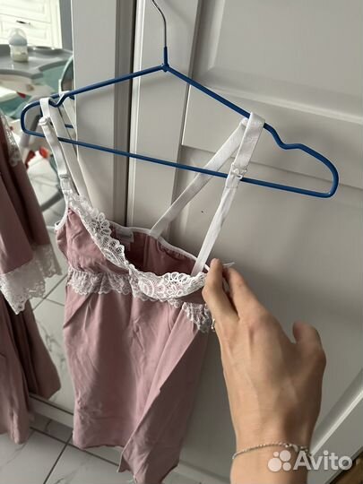 Комплект халат и сорочка для беременных в роддом