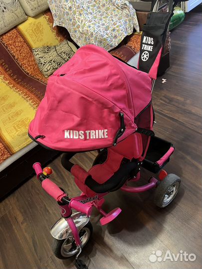 Детский трехколесный велосипед бу