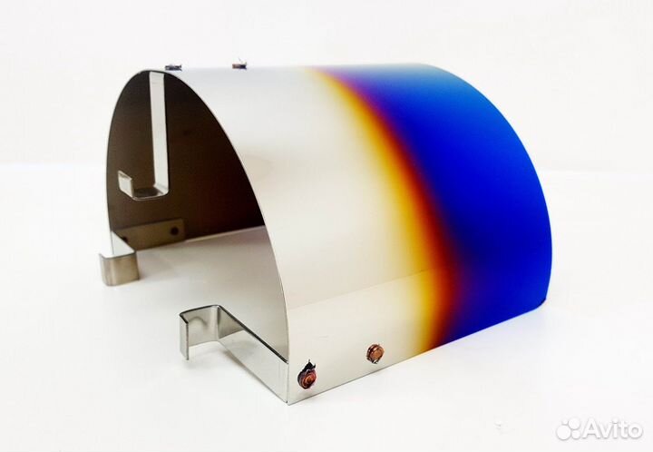 Термо экран для нулевика, турбины Titanium Blue Универсальный