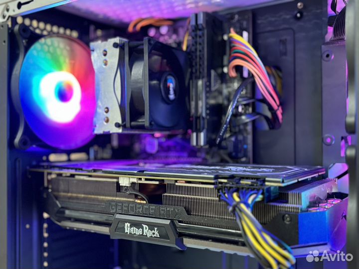 Игровой пк intel i5 10400F/RTX2070/16Gb/SSD/HDD