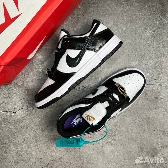 Nike Dunk Low SE World Champs Black White