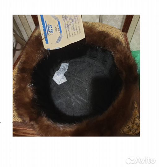 Шапка мужская норковая