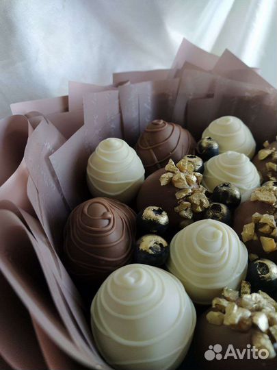 Букет из клубники в шоколаде