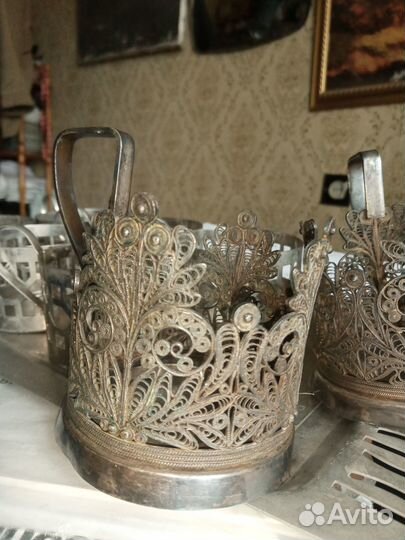 Старинные подстаканники