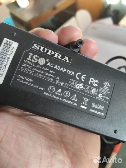 Адаптер блок питания 12v
