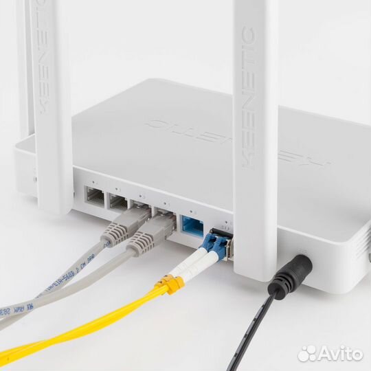 Wi-Fi роутер keenetic Giga, AX1800 kn-1011 белый