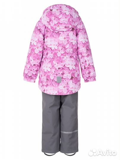 Комплект для девочек hedvig K24036A-1221 Kerry 1221-сирененвыйс цветами/серый