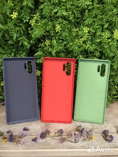 Чехол силиконовый Samsung Note 10 plus