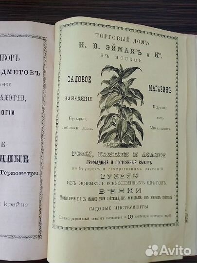 Комнатное садоводство. Книга с гравюрами. 1886 г