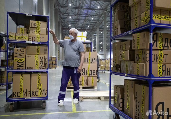 Разнорабочий без опыта в Яндекс.Маркет